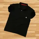 Solid Men Black T-Shirt(03)
