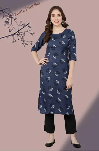 Women Kurta and Pant Set(02)